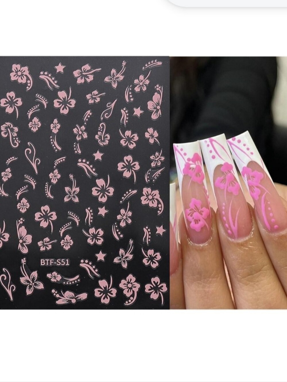 3 FOR $13 🔥 Trendy Self Adhesive Nails Art Transfer Sticker - Picture 3 of 3